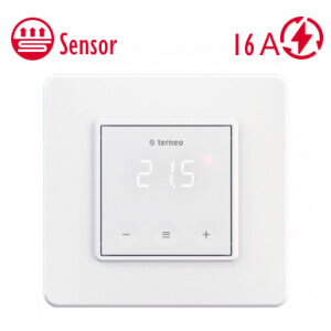 Терморегулятор сенсорный цифровой Terneo S белый для теплого пола